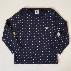 Petit Bateau Kid’s Unisex Long-sleeve shirt with Star Print - 24M